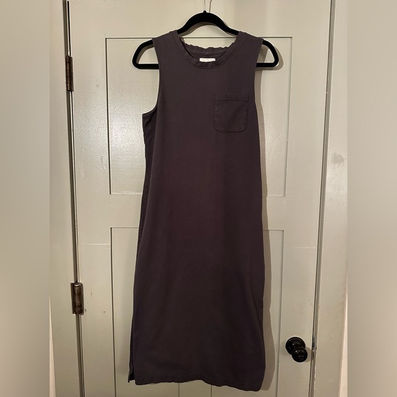 Pact Charcoal Sleeveless Midi Dress - Picture 1 of 4